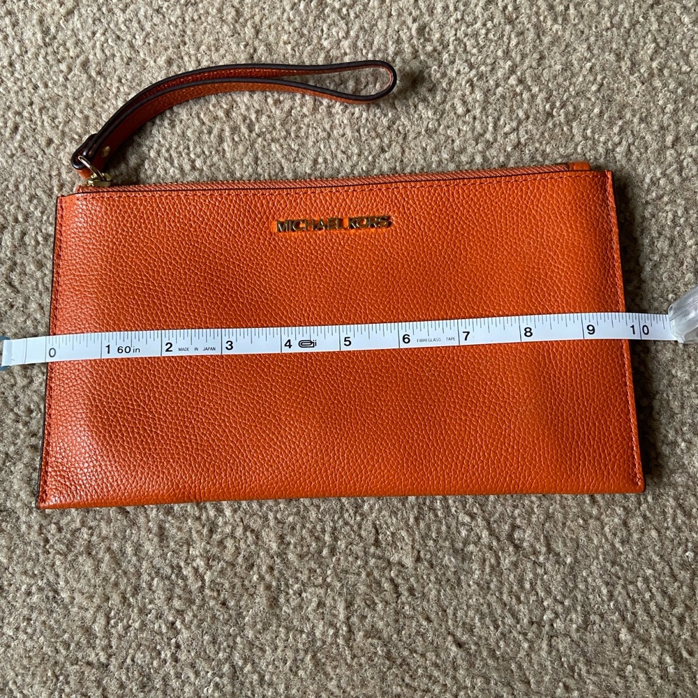 Michael Kors orange zip clutch - Picture 8 of 8